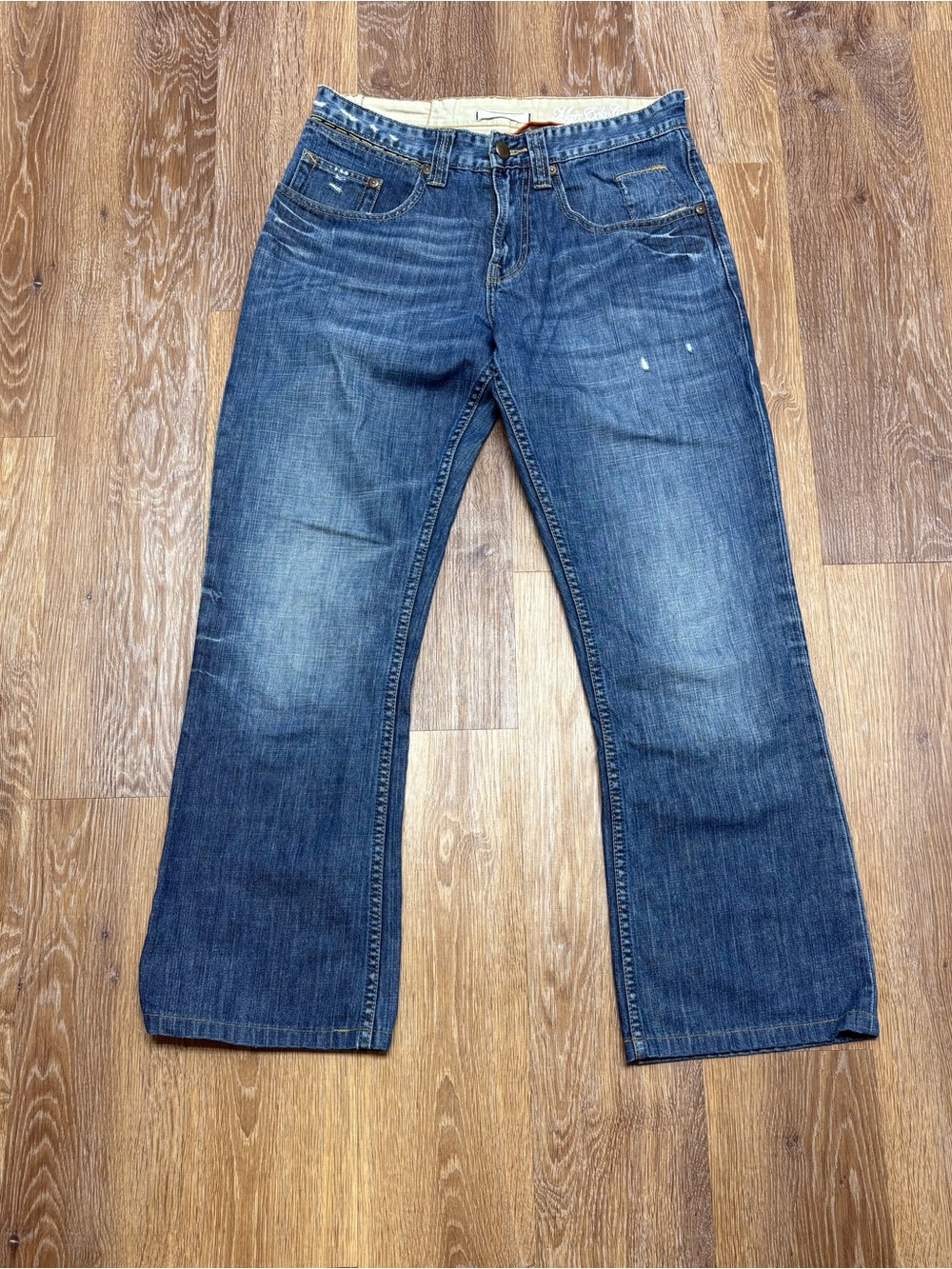 Marc Ecko Men’s Bootcut Jeans - Blue Denim